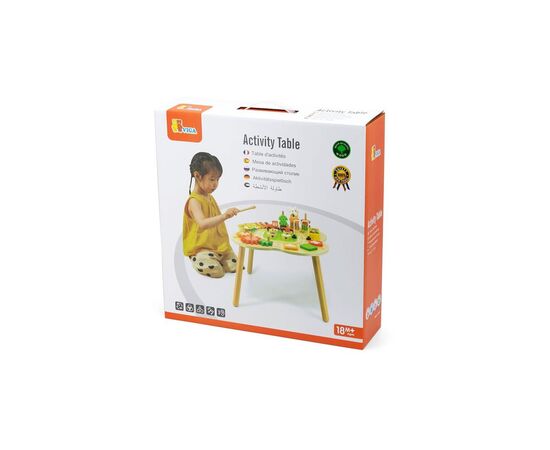 Игровой развивающий центр Viga Toys Деревянный развивающий столик Ферма (44657), изображение 6 Игровой развивающий центр Viga Toys Деревянный развивающий столик Ферма (44657), изображение 6