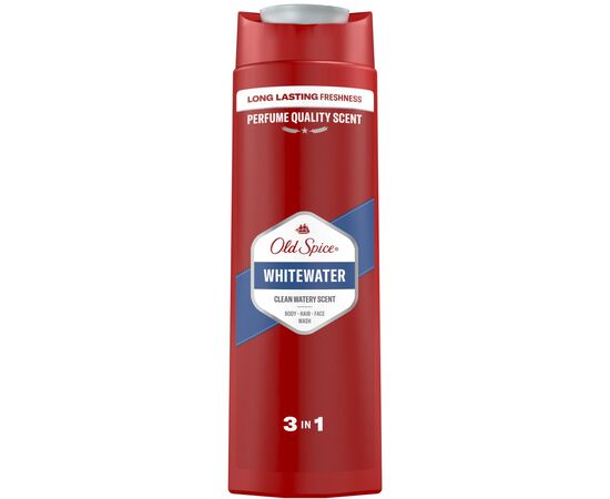 Гель для душа Old Spice Whitewater 400 мл (4084500978911), изображение 2 Гель для душа Old Spice Whitewater 400 мл (4084500978911), изображение 2