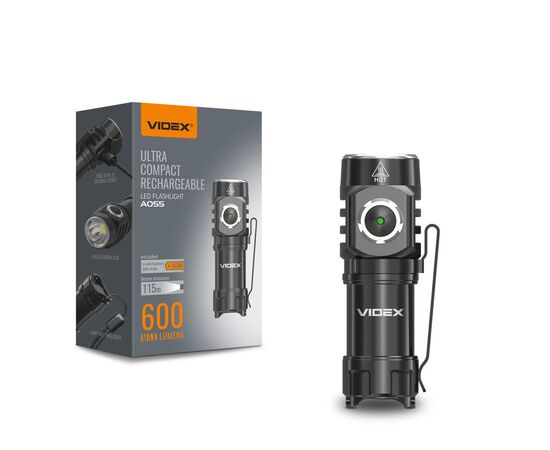Фонарь Videx 600Lm 5700K (VLF-A055), изображение 2 Фонарь Videx 600Lm 5700K (VLF-A055), изображение 2