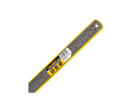 Линейка Tolsen 600 мм нержавеющая сталь (35028), изображение 3
