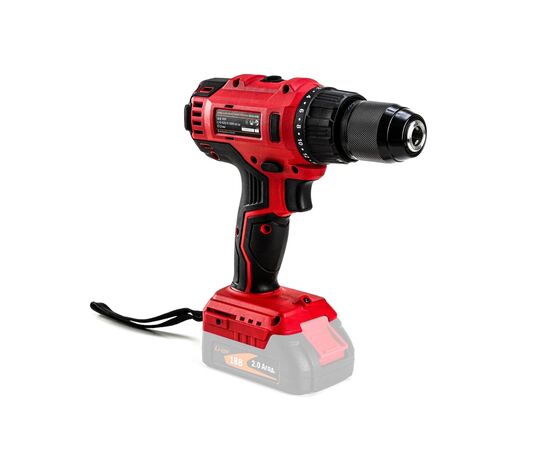 Шуруповерт GTM DSI18/60BL с ударом, 18В, 60Нм (без АКБ и ЗУ) (DSI18/60BL_BARE TOOL), изображение 2 Шуруповерт GTM DSI18/60BL с ударом, 18В, 60Нм (без АКБ и ЗУ) (DSI18/60BL_BARE TOOL), изображение 2