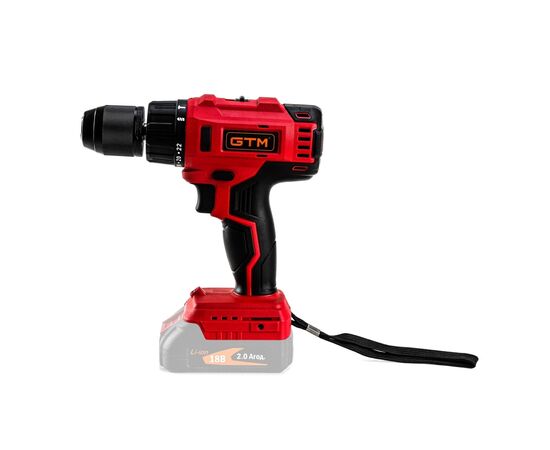 Шуруповерт GTM DSI18/60BL с ударом, 18В, 60Нм (без АКБ и ЗУ) (DSI18/60BL_BARE TOOL), изображение 4 Шуруповерт GTM DSI18/60BL с ударом, 18В, 60Нм (без АКБ и ЗУ) (DSI18/60BL_BARE TOOL), изображение 4