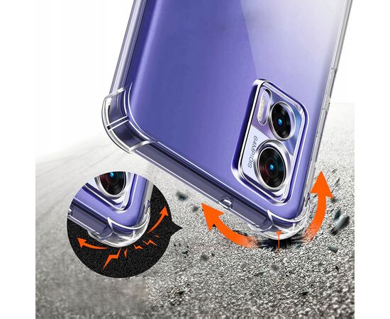 Чохол до мобільного телефона BeCover Anti-Shock Motorola Edge 50 Fusion Clear (712307), зображення 3