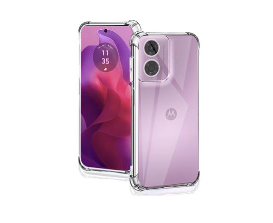 Чохол до мобільного телефона BeCover Anti-Shock Motorola Moto G04/ E14 Clear (712309)