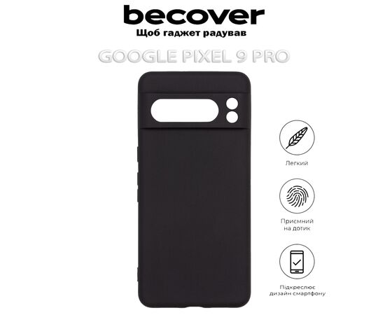 Чехол для мобильного телефона BeCover Google Pixel 9 Pro Black (712294), изображение 6