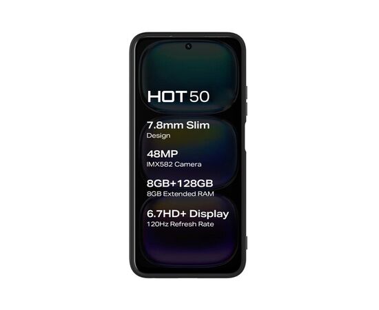 Чохол до мобільного телефона BeCover Infinix Hot 50 (X6720) Black (712282), зображення 3