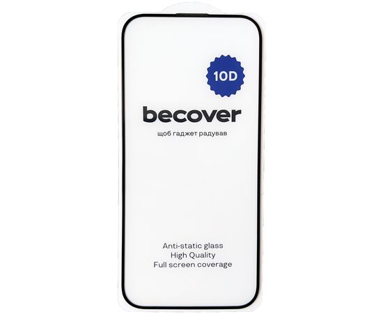 Стекло защитное BeCover Apple iPhone 16 10D Black (712321), изображение 2 Стекло защитное BeCover Apple iPhone 16 10D Black (712321), изображение 2