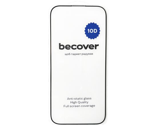 Скло захисне BeCover Apple iPhone 16 Pro 10D Black (712323), зображення 2 Скло захисне BeCover Apple iPhone 16 Pro 10D Black (712323), зображення 2