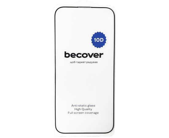 Стекло защитное BeCover Apple iPhone 16 Pro Max 10D Black (712324), изображение 2 Стекло защитное BeCover Apple iPhone 16 Pro Max 10D Black (712324), изображение 2