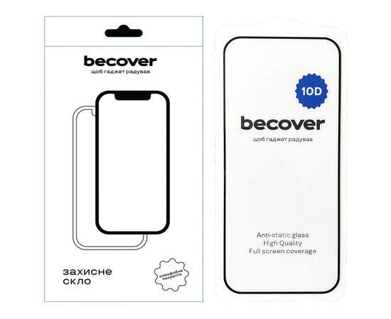 Стекло защитное BeCover Google Pixel 9 10D Black (712325)
