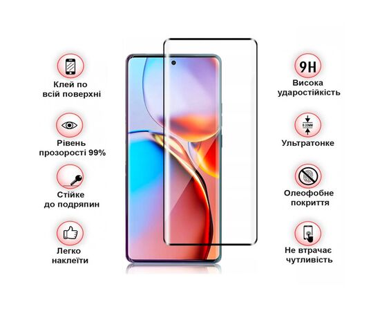 Стекло защитное BeCover Infinix Note 40 Pro (X6851) Black (712349), изображение 3 Стекло защитное BeCover Infinix Note 40 Pro (X6851) Black (712349), изображение 3