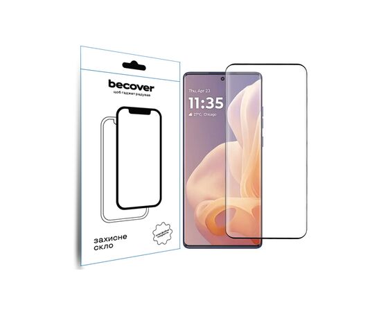 Скло захисне BeCover Motorola Moto G85 Black (712350)