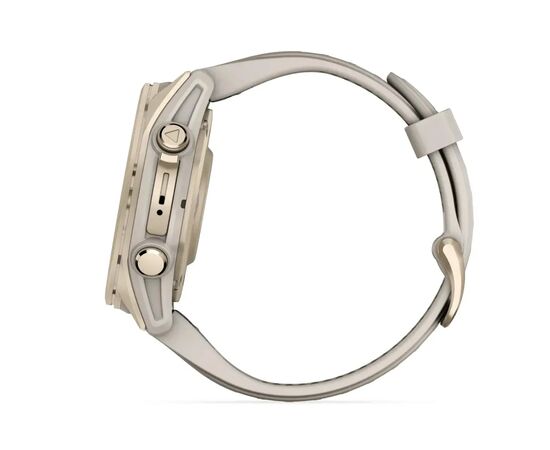 Смарт-часы Garmin fenix 8 43mm, AMOLED, Saph, SftGldSS/FgGry, FogGry/DkSndbnd, GPS (010-02903-11), изображение 5 Смарт-часы Garmin fenix 8 43mm, AMOLED, Saph, SftGldSS/FgGry, FogGry/DkSndbnd, GPS (010-02903-11), изображение 5