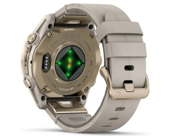Смарт-часы Garmin fenix 8 43mm, AMOLED, Saph, SftGldSS/FogGryLeatherBnd, Excl, GPS (010-02903-40), изображение 6 Смарт-часы Garmin fenix 8 43mm, AMOLED, Saph, SftGldSS/FogGryLeatherBnd, Excl, GPS (010-02903-40), изображение 6