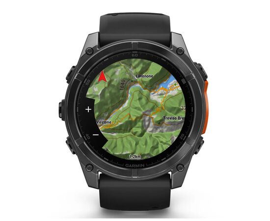 Смарт-часы Garmin fenix 8 51mm, AMOLED, Glass/SS, SlateGray Steel/Black,BlkBnd, GPS (010-02905-00), изображение 8