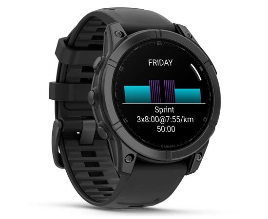 Смарт-часы Garmin fenix E, 47mm, Slate Gray Steel/Black, GPS (010-03025-01), изображение 3 Смарт-часы Garmin fenix E, 47mm, Slate Gray Steel/Black, GPS (010-03025-01), изображение 3