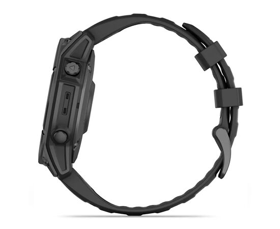 Смарт-часы Garmin fenix E, 47mm, Slate Gray Steel/Black, GPS (010-03025-01), изображение 5 Смарт-часы Garmin fenix E, 47mm, Slate Gray Steel/Black, GPS (010-03025-01), изображение 5