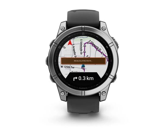 Смарт-часы Garmin fenix E, 47mm, Stainless Steel/Black, GPS (010-03025-00), изображение 8 Смарт-часы Garmin fenix E, 47mm, Stainless Steel/Black, GPS (010-03025-00), изображение 8