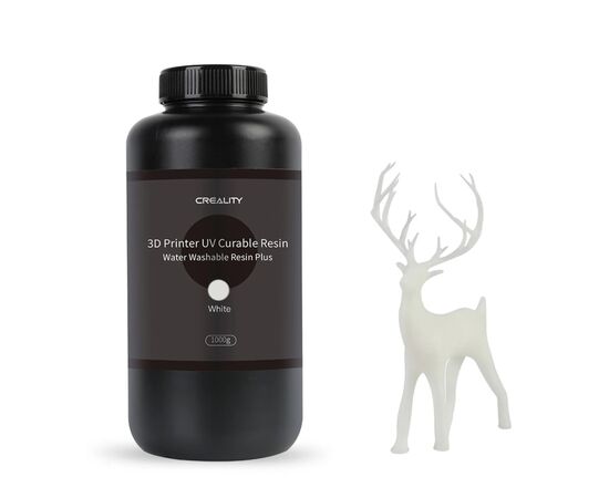 Фотополимерная смола Creality Resin, Water Washable Plus 1кг, white (3302010047)