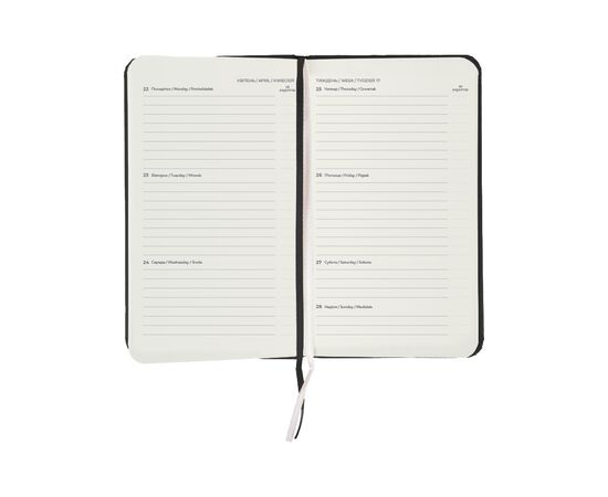 Еженедельник Axent датированный 2025 Pocket Strong 90х150 мм, черный (8508-25-01-A), изображение 9 Еженедельник Axent датированный 2025 Pocket Strong 90х150 мм, черный (8508-25-01-A), изображение 9