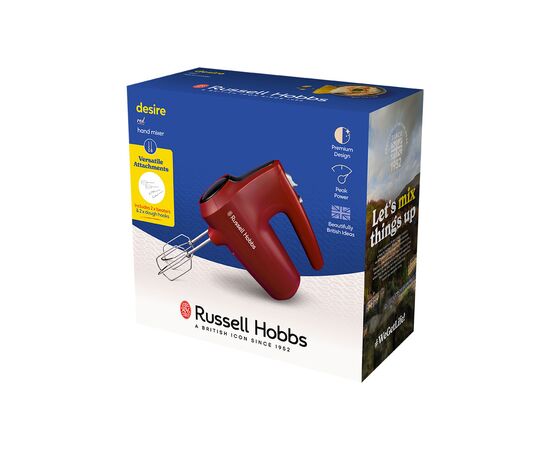 Миксер Russell Hobbs Desire Red (27150-56), изображение 7 Миксер Russell Hobbs Desire Red (27150-56), изображение 7