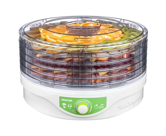 Сушка для овощей и фруктов Sencor SFD 2105WH, изображение 2 Сушка для овощей и фруктов Sencor SFD 2105WH, изображение 2