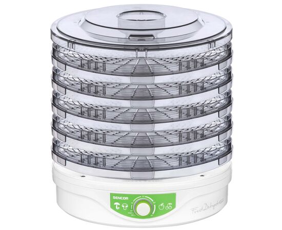 Сушка для овощей и фруктов Sencor SFD 2105WH, изображение 3 Сушка для овощей и фруктов Sencor SFD 2105WH, изображение 3