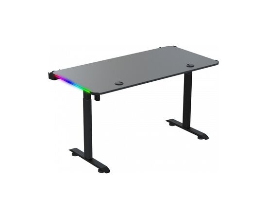 Компьютерный стол GT Racer T-1231 Black (T-1231 (120x60x73-117) Black), изображение 2 Компьютерный стол GT Racer T-1231 Black (T-1231 (120x60x73-117) Black), изображение 2