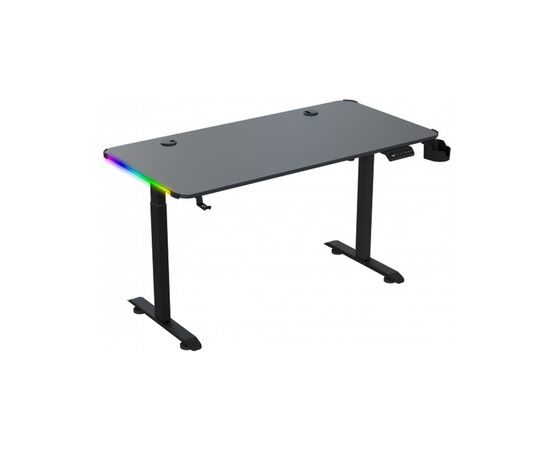 Комп'ютерний стіл GT Racer T-1231 Black (T-1231 (120x60x73-117) Black)