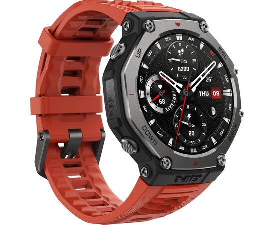 Смарт-часы Amazfit T-Rex 3 W2323GL3N Lava (1102804), изображение 3 Смарт-часы Amazfit T-Rex 3 W2323GL3N Lava (1102804), изображение 3