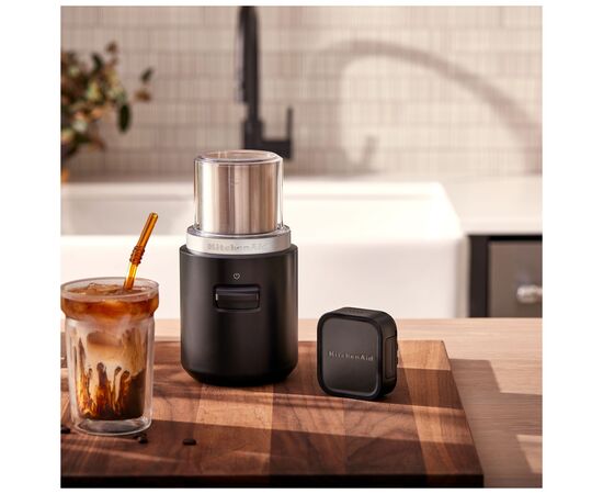 Кофемолка KitchenAid 5KBGR111BM 12V бездротова (5KBGR111BM), изображение 9 Кофемолка KitchenAid 5KBGR111BM 12V бездротова (5KBGR111BM), изображение 9