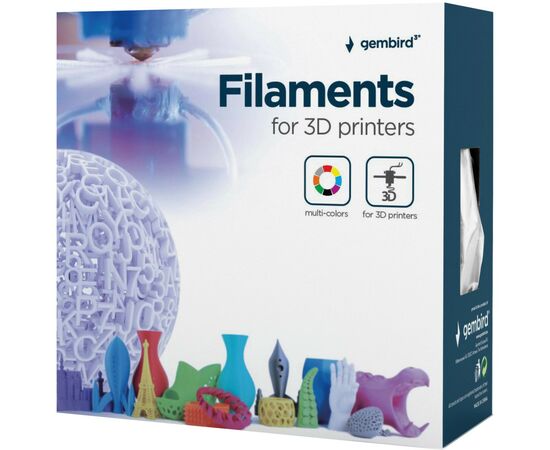 Пластик для 3D-принтера Gembird ABS, 1.75 мм, 1kg, red (3DP-ABS1.75-01-R), изображение 3 Пластик для 3D-принтера Gembird ABS, 1.75 мм, 1kg, red (3DP-ABS1.75-01-R), изображение 3
