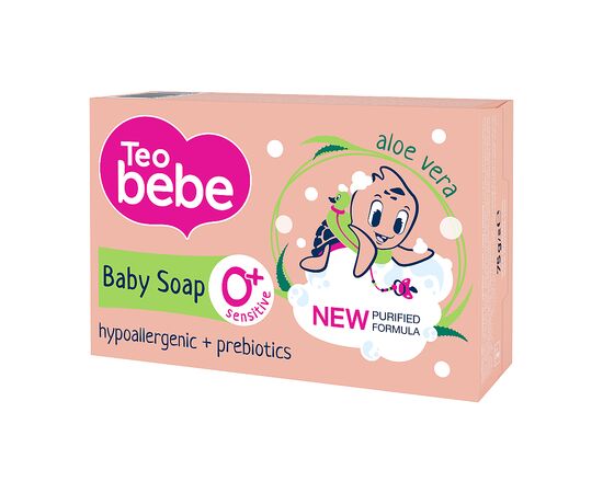 Детское мыло Teo bebe С экстрактом Алоэ Вера 75 г (3800024045264)