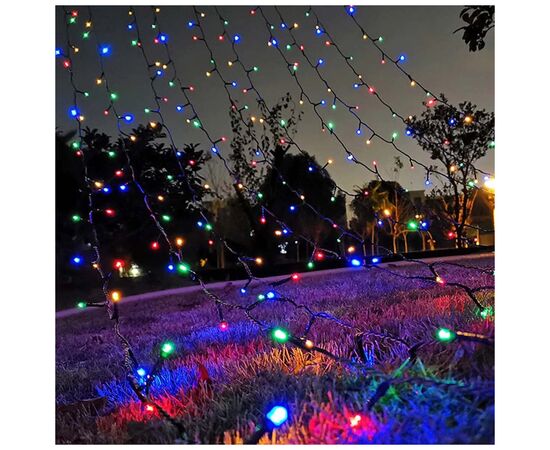 Гирлянда ColorWay LED 200 20 м 8 функций (CW-G-200L20UMC), изображение 7 Гирлянда ColorWay LED 200 20 м 8 функций (CW-G-200L20UMC), изображение 7