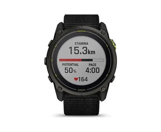 Смарт-часы Garmin Enduro 3, Crbn Gry DLC Ti w/Blk Sport Loop Band, GPS (010-02751-01), изображение 2 Смарт-часы Garmin Enduro 3, Crbn Gry DLC Ti w/Blk Sport Loop Band, GPS (010-02751-01), изображение 2