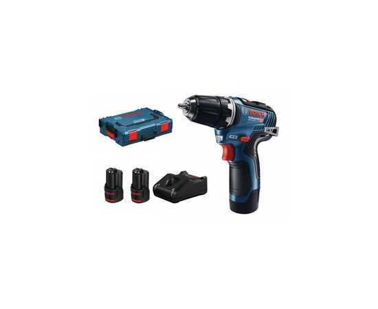 Шуруповерт Bosch GSR 12V-35,акумуляторний, безщітковий, 2x3.0Ah (0.601.9H8.002), зображення 2 Шуруповерт Bosch GSR 12V-35,акумуляторний, безщітковий, 2x3.0Ah (0.601.9H8.002), зображення 2