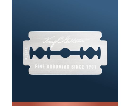 Бритва Gillette King C. Безопасная с 5 сменными лезвиями (7702018590148), изображение 4 Бритва Gillette King C. Безопасная с 5 сменными лезвиями (7702018590148), изображение 4