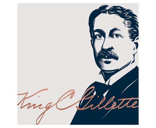 Бритва Gillette King C. Безопасная с 5 сменными лезвиями (7702018590148), изображение 7 Бритва Gillette King C. Безопасная с 5 сменными лезвиями (7702018590148), изображение 7