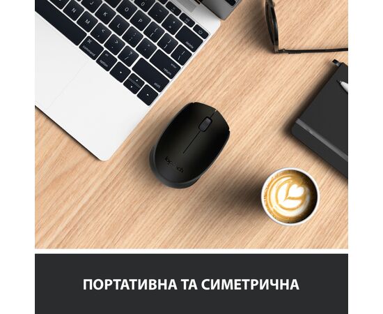 Мышка Logitech M170 Grey (910-004642), изображение 3 Мышка Logitech M170 Grey (910-004642), изображение 3