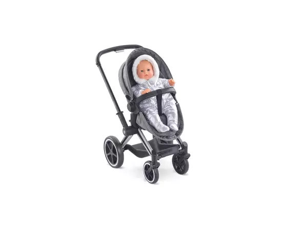 Коляска для кукол Corolle 3 в 1 "Cybex" со съемной люлькой, корзиной, серия 36-42 см (9000140770), изображение 9 Коляска для кукол Corolle 3 в 1 "Cybex" со съемной люлькой, корзиной, серия 36-42 см (9000140770), изображение 9