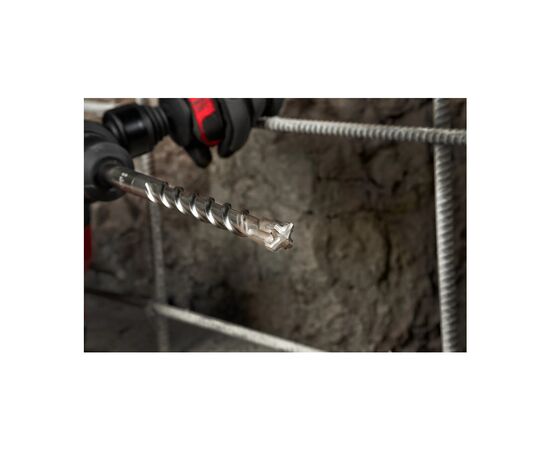 Бур Milwaukee по бетону SDS-MAX 22,0х320х200мм (4932352768), изображение 6