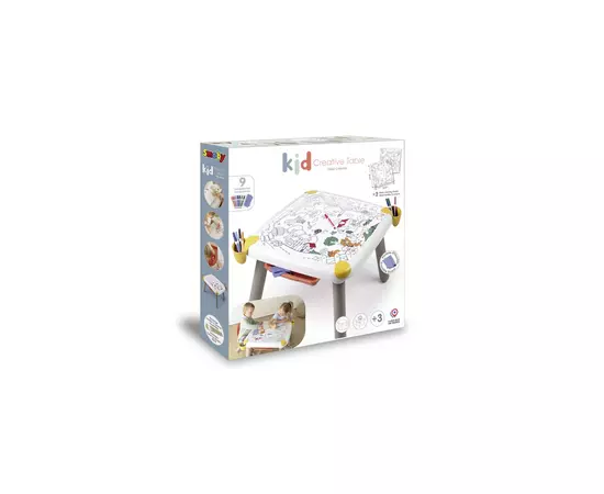 Набор для творчества Smoby стол с ящиком, 70x70x47 см, 3+ (420400), изображение 6 Набор для творчества Smoby стол с ящиком, 70x70x47 см, 3+ (420400), изображение 6