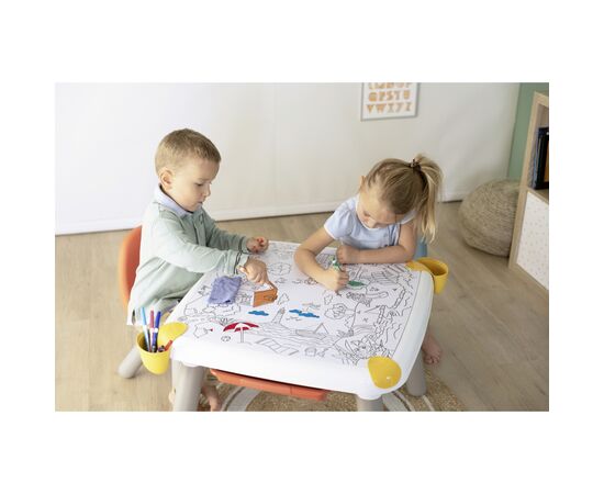 Набор для творчества Smoby стол с ящиком, 70x70x47 см, 3+ (420400), изображение 7 Набор для творчества Smoby стол с ящиком, 70x70x47 см, 3+ (420400), изображение 7