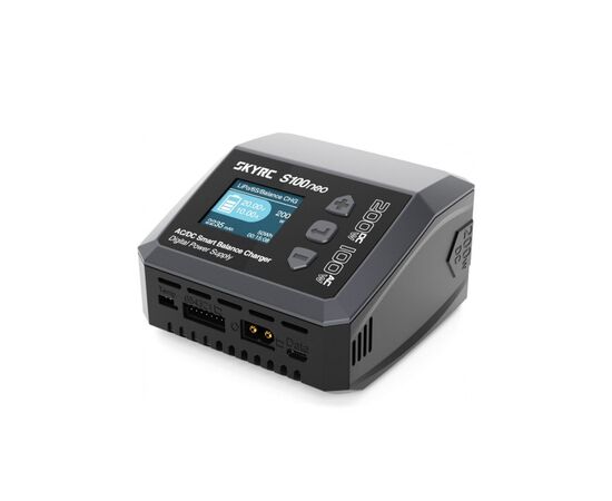 Зарядное устройство для дрона SkyRc S100 Neo LiPo 1-6s 200W AC/DC 200W (S100neo), изображение 6 Зарядное устройство для дрона SkyRc S100 Neo LiPo 1-6s 200W AC/DC 200W (S100neo), изображение 6