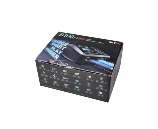 Зарядное устройство для дрона SkyRc S100 Neo LiPo 1-6s 200W AC/DC 200W (S100neo), изображение 7 Зарядное устройство для дрона SkyRc S100 Neo LiPo 1-6s 200W AC/DC 200W (S100neo), изображение 7