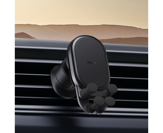 Универсальный автодержатель Baseus Stable Gravitational Car Mount Air (Air Outlet Version) (SUWX020001), изображение 10 Универсальный автодержатель Baseus Stable Gravitational Car Mount Air (Air Outlet Version) (SUWX020001), изображение 10