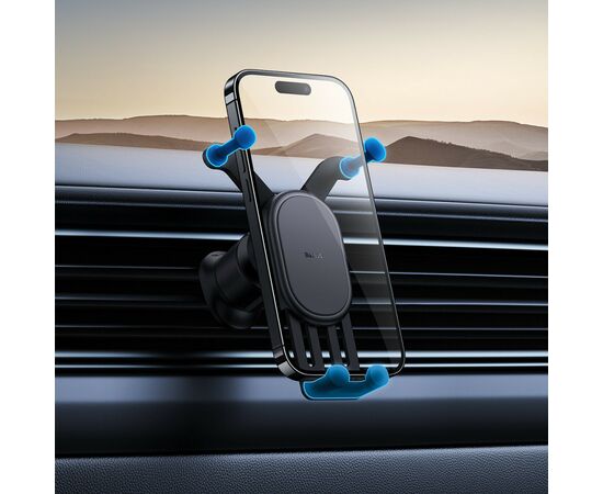 Универсальный автодержатель Baseus Stable Gravitational Car Mount Air (Air Outlet Version) (SUWX020001), изображение 12 Универсальный автодержатель Baseus Stable Gravitational Car Mount Air (Air Outlet Version) (SUWX020001), изображение 12