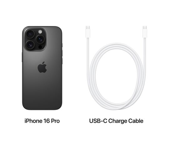 Мобильный телефон Apple iPhone 16 Pro 256GB Black Titanium (MYNH3), изображение 8 Мобильный телефон Apple iPhone 16 Pro 256GB Black Titanium (MYNH3), изображение 8