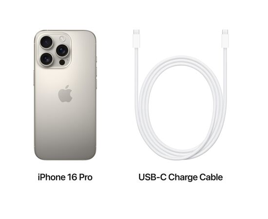 Мобильный телефон Apple iPhone 16 Pro 256GB Natural Titanium (MYNL3), изображение 8 Мобильный телефон Apple iPhone 16 Pro 256GB Natural Titanium (MYNL3), изображение 8