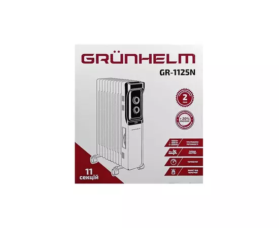 Обогреватель Grunhelm GR-1125N, изображение 5 Обогреватель Grunhelm GR-1125N, изображение 5